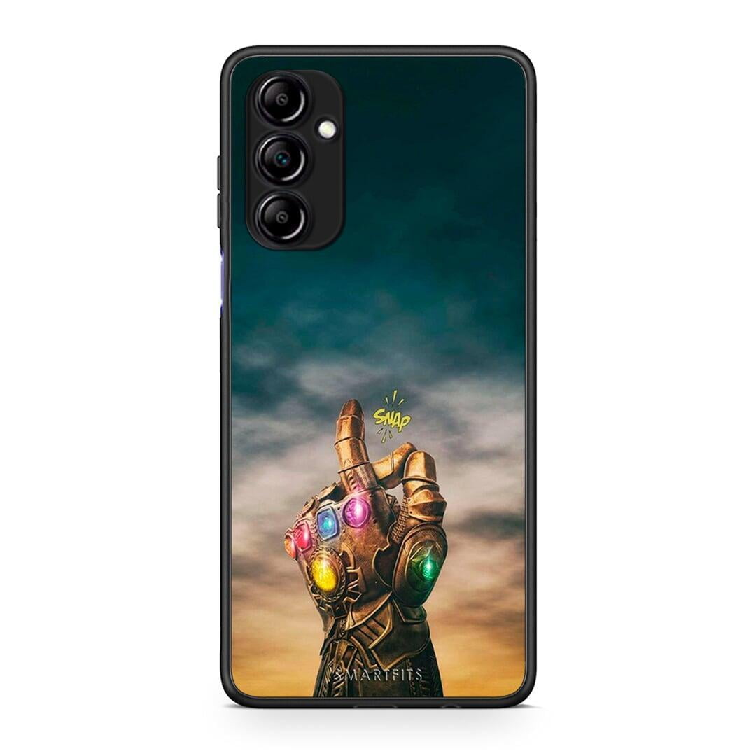 Θήκη Samsung Galaxy A14 / A14 5G Infinity Snap από τη Smartfits με σχέδιο στο πίσω μέρος και μαύρο περίβλημα | Samsung Galaxy A14 / A14 5G Infinity Snap Case with Colorful Back and Black Bezels