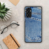 Thumbnail for Θήκη Samsung Galaxy A14 / A14 5G Jeans Pocket από τη Smartfits με σχέδιο στο πίσω μέρος και μαύρο περίβλημα | Samsung Galaxy A14 / A14 5G Jeans Pocket Case with Colorful Back and Black Bezels