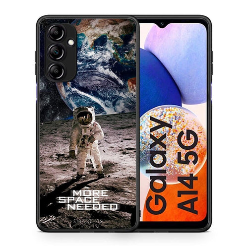 Θήκη Samsung Galaxy A14 / A14 5G More Space από τη Smartfits με σχέδιο στο πίσω μέρος και μαύρο περίβλημα | Samsung Galaxy A14 / A14 5G More Space Case with Colorful Back and Black Bezels