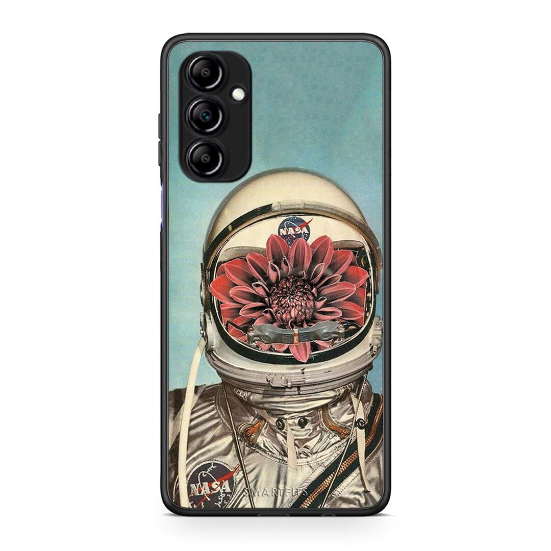 Θήκη Samsung Galaxy A14 / A14 5G Nasa Bloom από τη Smartfits με σχέδιο στο πίσω μέρος και μαύρο περίβλημα | Samsung Galaxy A14 / A14 5G Nasa Bloom Case with Colorful Back and Black Bezels