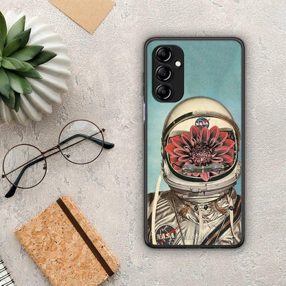 Θήκη Samsung Galaxy A14 / A14 5G Nasa Bloom από τη Smartfits με σχέδιο στο πίσω μέρος και μαύρο περίβλημα | Samsung Galaxy A14 / A14 5G Nasa Bloom Case with Colorful Back and Black Bezels