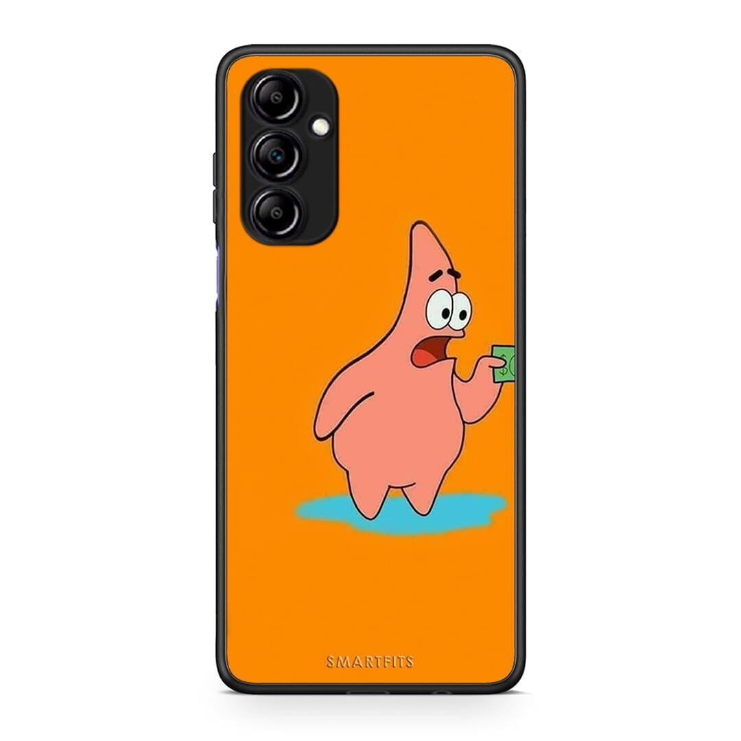 Θήκη Samsung Galaxy A14 / A14 5G No Money 1 από τη Smartfits με σχέδιο στο πίσω μέρος και μαύρο περίβλημα | Samsung Galaxy A14 / A14 5G No Money 1 Case with Colorful Back and Black Bezels