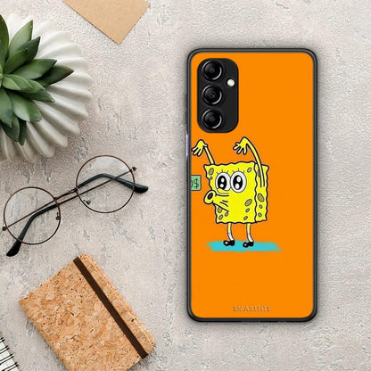 Θήκη Samsung Galaxy A14 / A14 5G No Money 2 από τη Smartfits με σχέδιο στο πίσω μέρος και μαύρο περίβλημα | Samsung Galaxy A14 / A14 5G No Money 2 Case with Colorful Back and Black Bezels