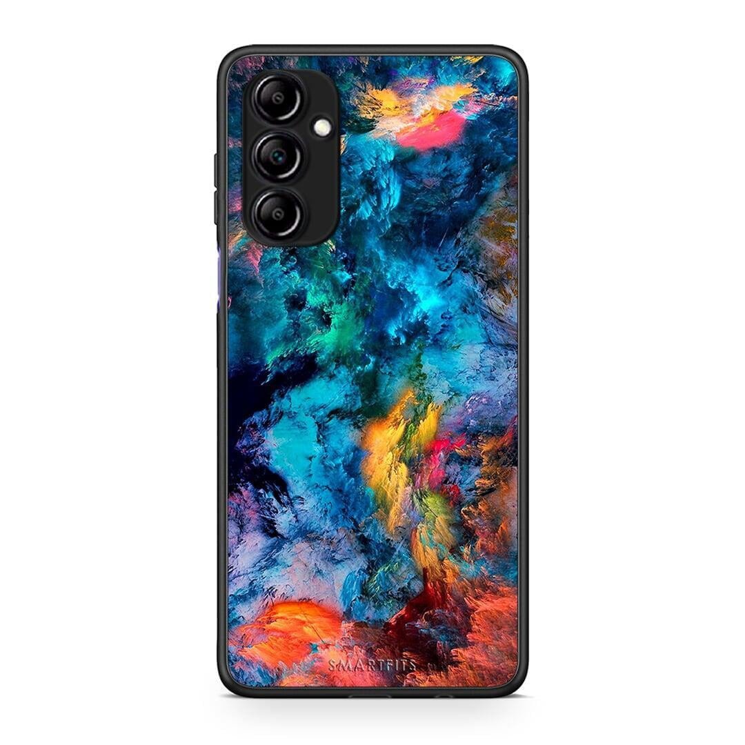 Θήκη Samsung Galaxy A14 / A14 5G Paint Crayola από τη Smartfits με σχέδιο στο πίσω μέρος και μαύρο περίβλημα | Samsung Galaxy A14 / A14 5G Paint Crayola Case with Colorful Back and Black Bezels