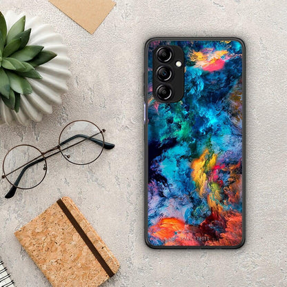 Θήκη Samsung Galaxy A14 / A14 5G Paint Crayola από τη Smartfits με σχέδιο στο πίσω μέρος και μαύρο περίβλημα | Samsung Galaxy A14 / A14 5G Paint Crayola Case with Colorful Back and Black Bezels