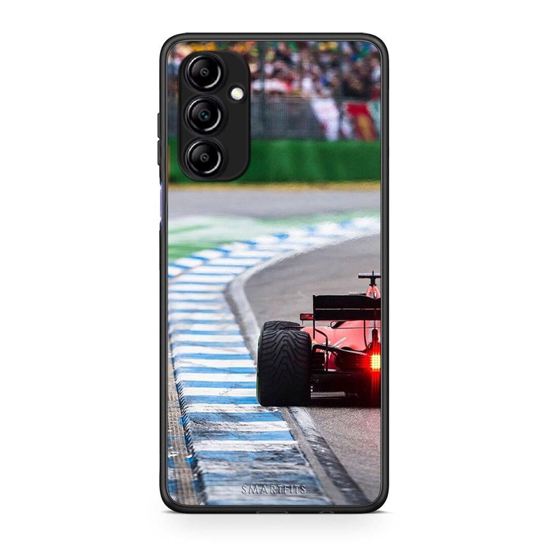 Θήκη Samsung Galaxy A14 / A14 5G Racing Vibes από τη Smartfits με σχέδιο στο πίσω μέρος και μαύρο περίβλημα | Samsung Galaxy A14 / A14 5G Racing Vibes Case with Colorful Back and Black Bezels