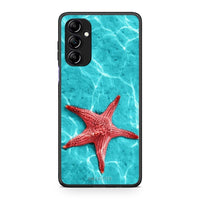 Thumbnail for Θήκη Samsung Galaxy A14 / A14 5G Red Starfish από τη Smartfits με σχέδιο στο πίσω μέρος και μαύρο περίβλημα | Samsung Galaxy A14 / A14 5G Red Starfish Case with Colorful Back and Black Bezels