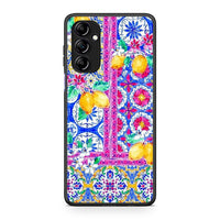 Thumbnail for Θήκη Samsung Galaxy A14 / A14 5G Retro Spring από τη Smartfits με σχέδιο στο πίσω μέρος και μαύρο περίβλημα | Samsung Galaxy A14 / A14 5G Retro Spring Case with Colorful Back and Black Bezels