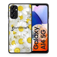 Thumbnail for Θήκη Samsung Galaxy A14 / A14 5G Summer Daisies από τη Smartfits με σχέδιο στο πίσω μέρος και μαύρο περίβλημα | Samsung Galaxy A14 / A14 5G Summer Daisies Case with Colorful Back and Black Bezels