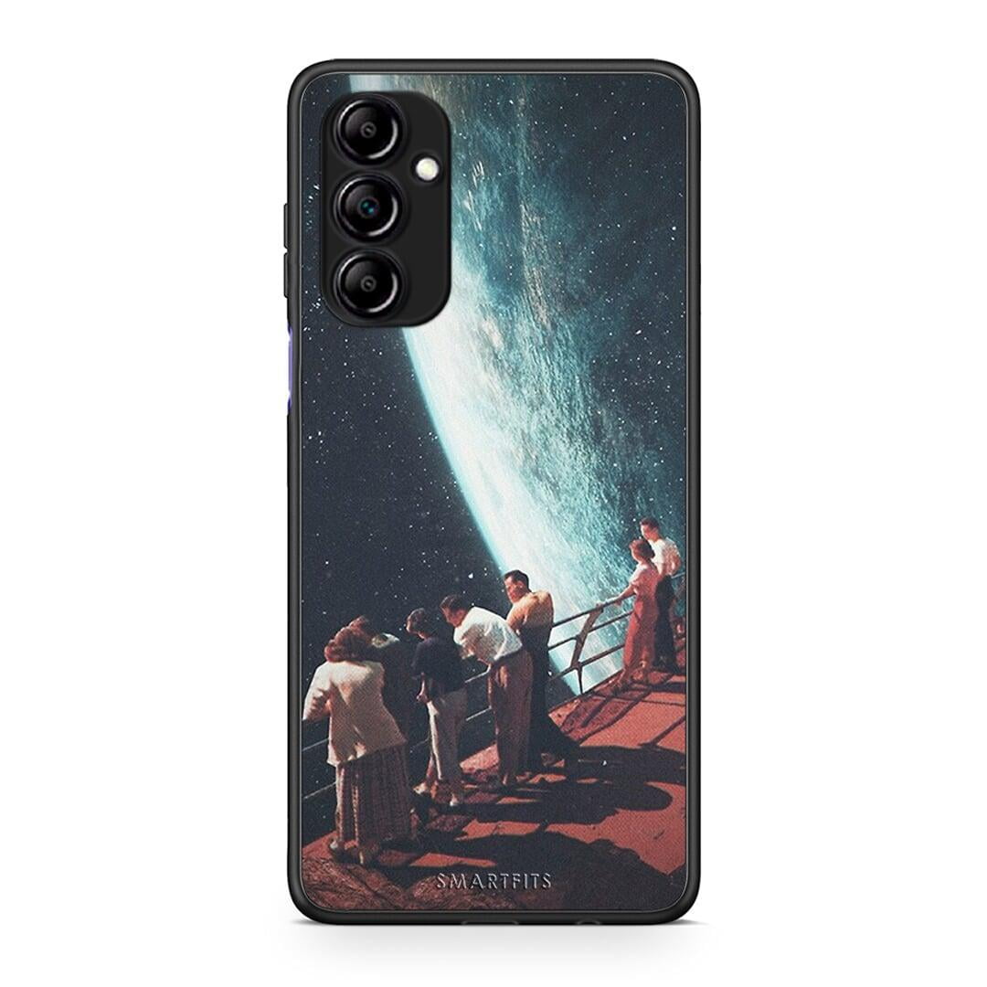 Θήκη Samsung Galaxy A14 / A14 5G Surreal View από τη Smartfits με σχέδιο στο πίσω μέρος και μαύρο περίβλημα | Samsung Galaxy A14 / A14 5G Surreal View Case with Colorful Back and Black Bezels