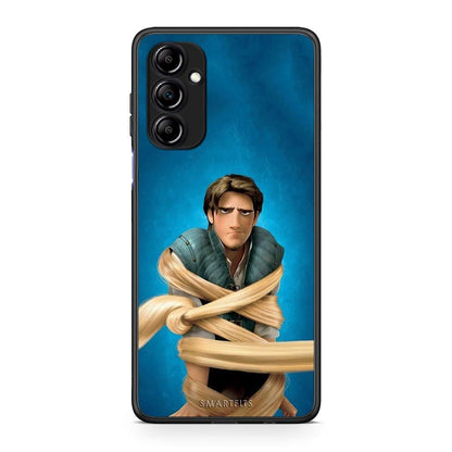 Θήκη Samsung Galaxy A14 / A14 5G Tangled 1 από τη Smartfits με σχέδιο στο πίσω μέρος και μαύρο περίβλημα | Samsung Galaxy A14 / A14 5G Tangled 1 Case with Colorful Back and Black Bezels