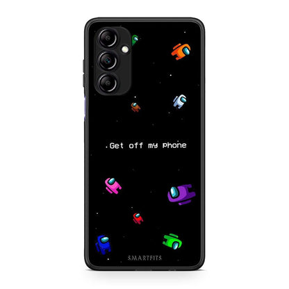 Θήκη Samsung Galaxy A14 / A14 5G Text AFK από τη Smartfits με σχέδιο στο πίσω μέρος και μαύρο περίβλημα | Samsung Galaxy A14 / A14 5G Text AFK Case with Colorful Back and Black Bezels