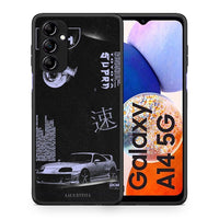 Thumbnail for Θήκη Samsung Galaxy A14 / A14 5G Tokyo Drift από τη Smartfits με σχέδιο στο πίσω μέρος και μαύρο περίβλημα | Samsung Galaxy A14 / A14 5G Tokyo Drift Case with Colorful Back and Black Bezels