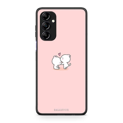 Θήκη Samsung Galaxy A14 / A14 5G Valentine Love από τη Smartfits με σχέδιο στο πίσω μέρος και μαύρο περίβλημα | Samsung Galaxy A14 / A14 5G Valentine Love Case with Colorful Back and Black Bezels