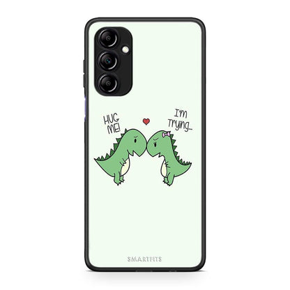 Θήκη Samsung Galaxy A14 / A14 5G Valentine Rex από τη Smartfits με σχέδιο στο πίσω μέρος και μαύρο περίβλημα | Samsung Galaxy A14 / A14 5G Valentine Rex Case with Colorful Back and Black Bezels