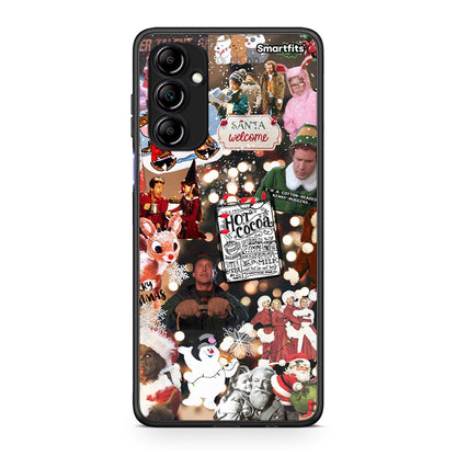 Θήκη Samsung Galaxy A14 / A14 5G Xmas Movies από τη Smartfits με σχέδιο στο πίσω μέρος και μαύρο περίβλημα | Samsung Galaxy A14 / A14 5G Xmas Movies Case with Colorful Back and Black Bezels