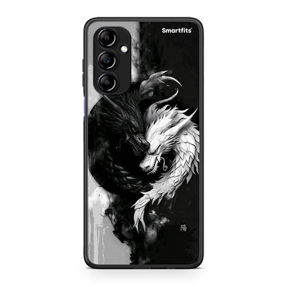 Θήκη Samsung Galaxy A14 / A14 5G Yin Yang από τη Smartfits με σχέδιο στο πίσω μέρος και μαύρο περίβλημα | Samsung Galaxy A14 / A14 5G Yin Yang Case with Colorful Back and Black Bezels