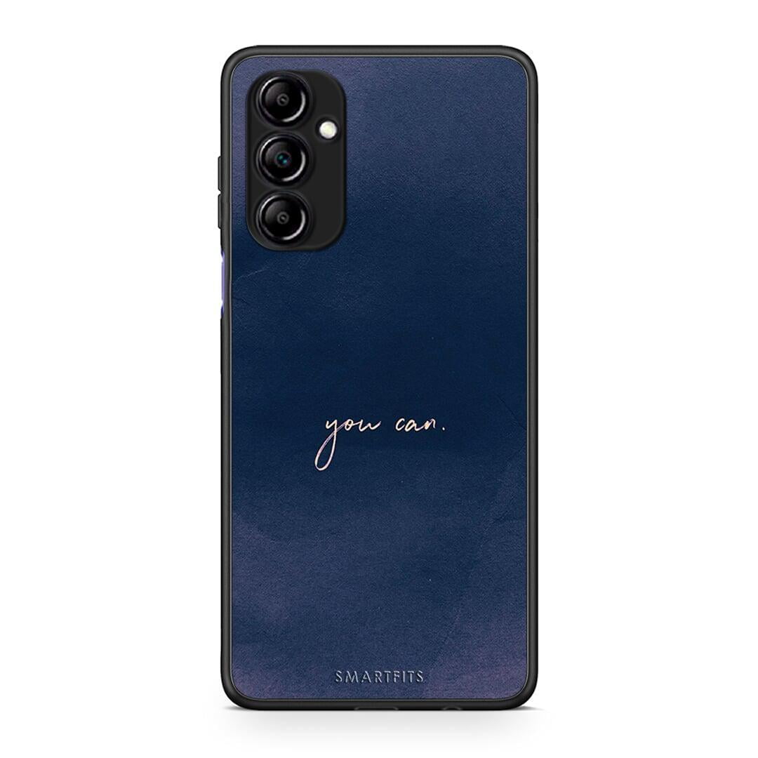 Θήκη Samsung Galaxy A14 / A14 5G You Can από τη Smartfits με σχέδιο στο πίσω μέρος και μαύρο περίβλημα | Samsung Galaxy A14 / A14 5G You Can Case with Colorful Back and Black Bezels