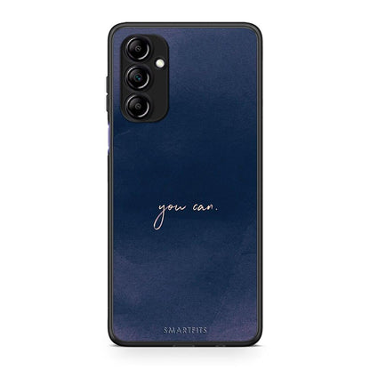Θήκη Samsung Galaxy A14 / A14 5G You Can από τη Smartfits με σχέδιο στο πίσω μέρος και μαύρο περίβλημα | Samsung Galaxy A14 / A14 5G You Can Case with Colorful Back and Black Bezels