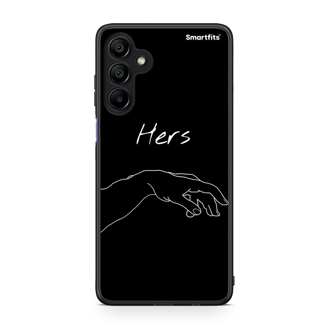 Samsung Galaxy A15 4G Aeshetic Love 1 Θήκη Αγίου Βαλεντίνου από τη Smartfits με σχέδιο στο πίσω μέρος και μαύρο περίβλημα | Smartphone case with colorful back and black bezels by Smartfits