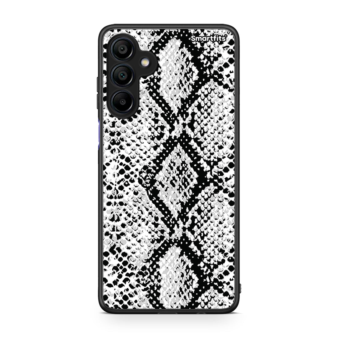 24 - Samsung Galaxy A15 4G White Snake Animal case, cover, bumper