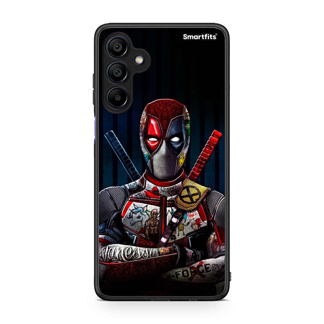 Samsung Galaxy A15 4G Funny Guy θήκη από τη Smartfits με σχέδιο στο πίσω μέρος και μαύρο περίβλημα | Smartphone case with colorful back and black bezels by Smartfits