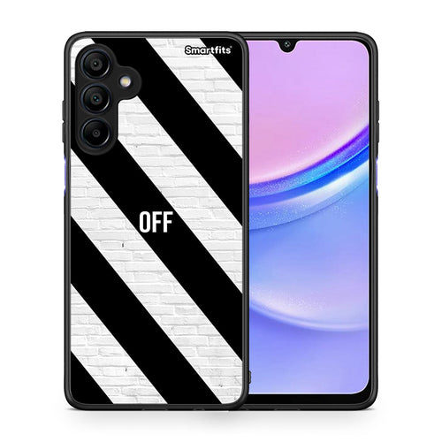 Θήκη Samsung Galaxy A15 4G Get Off από τη Smartfits με σχέδιο στο πίσω μέρος και μαύρο περίβλημα | Samsung Galaxy A15 4G Get Off case with colorful back and black bezels