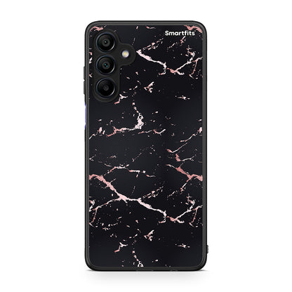 4 - Samsung Galaxy A15 4G Black Rosegold Marble case, cover, bumper