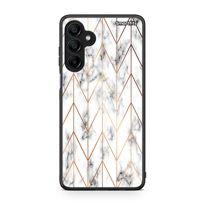 44 - Samsung Galaxy A15 4G Gold Geometric Marble case, cover, bumper