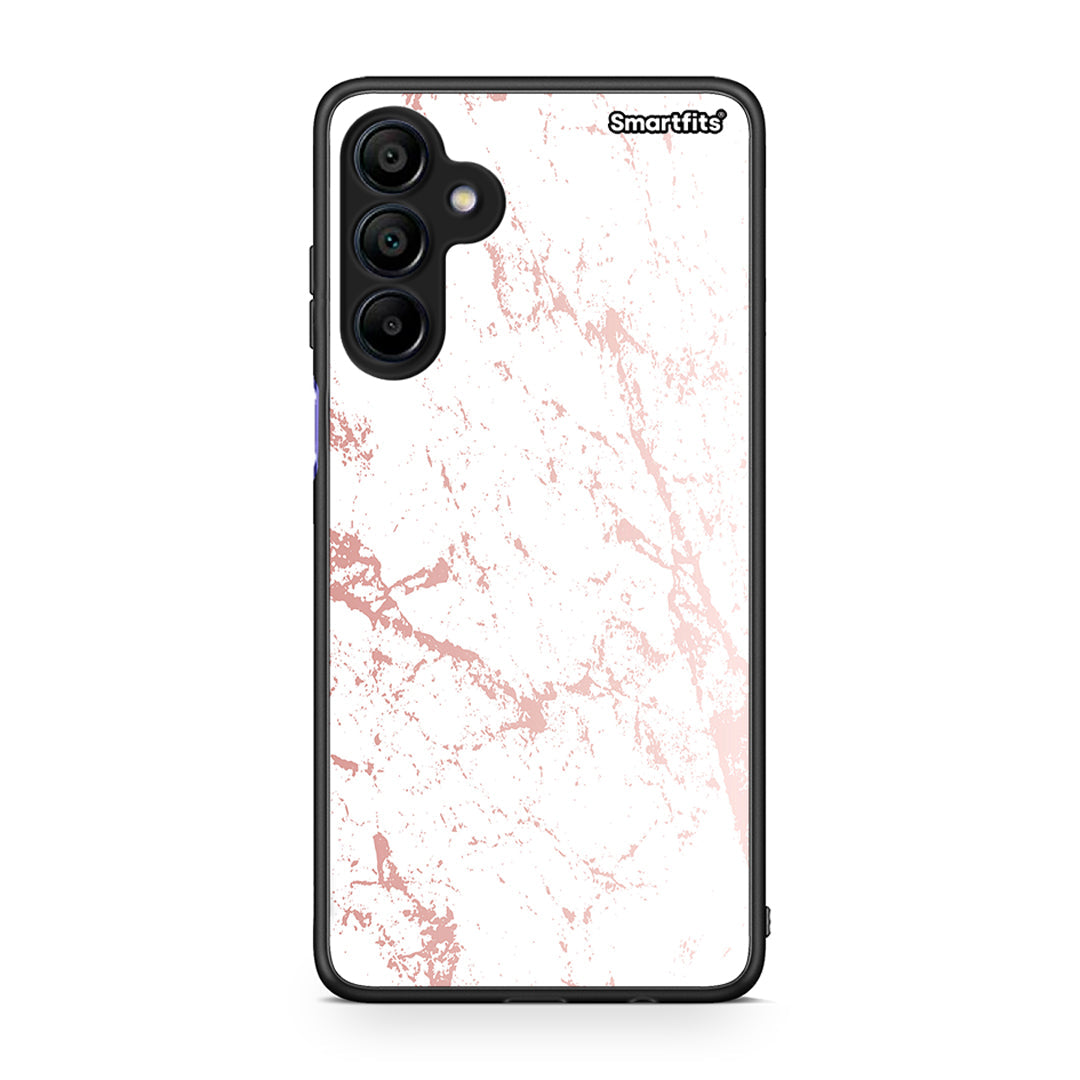 116 - Samsung Galaxy A15 4G Pink Splash Marble case, cover, bumper