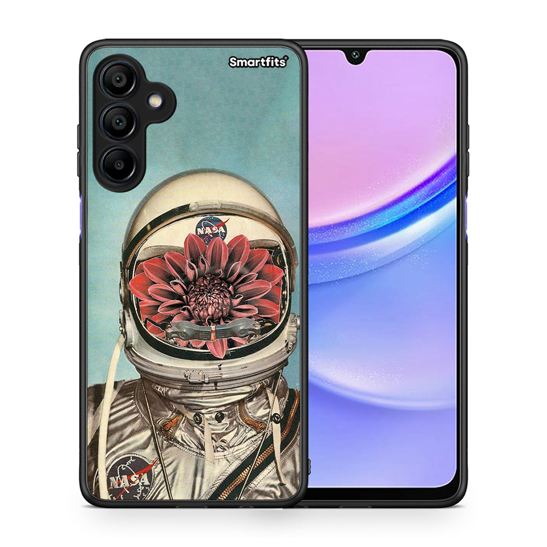 Θήκη Samsung Galaxy A15 4G Nasa Bloom από τη Smartfits με σχέδιο στο πίσω μέρος και μαύρο περίβλημα | Samsung Galaxy A15 4G Nasa Bloom case with colorful back and black bezels