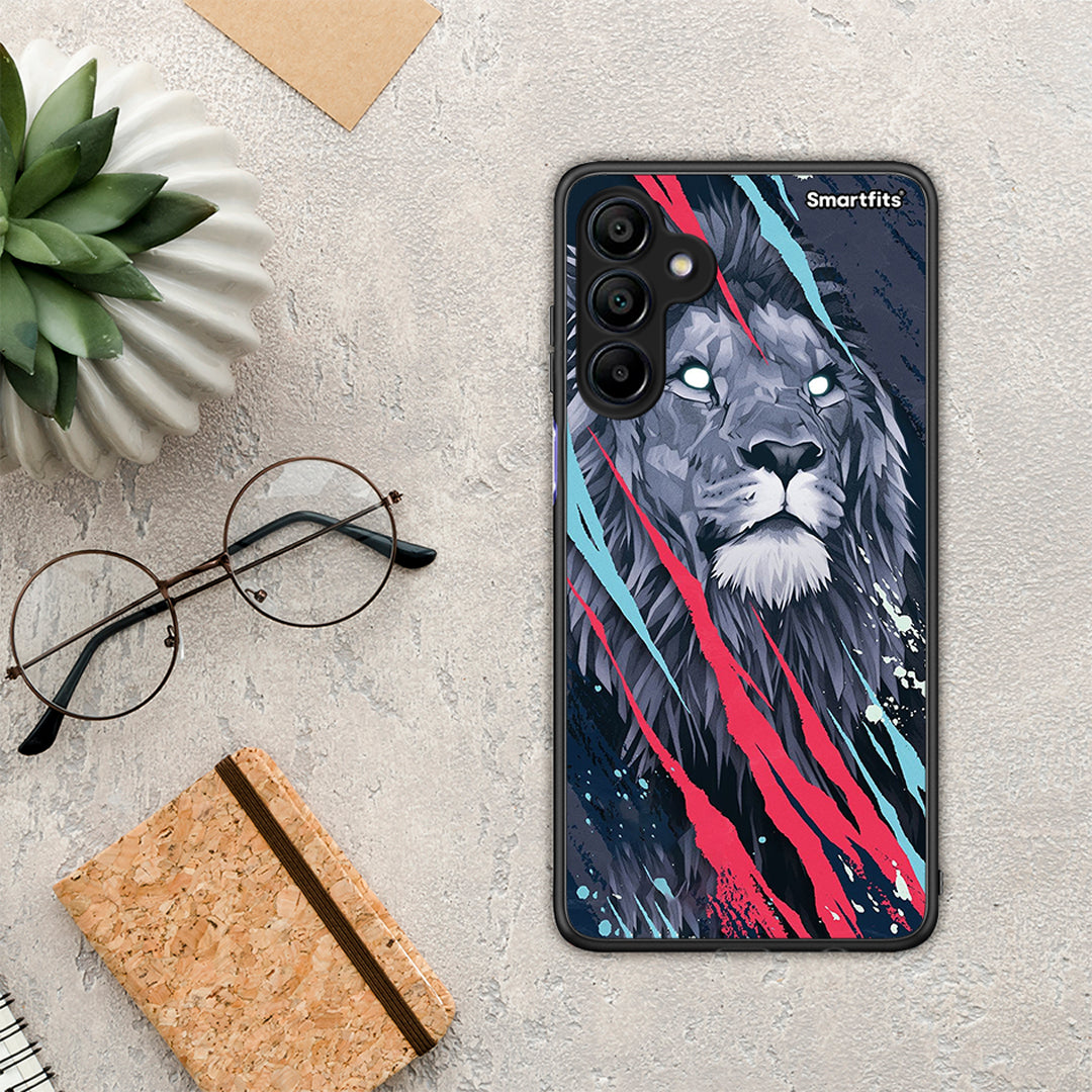 PopArt Lion Designer - Samsung Galaxy A15 4G / 5G θήκη