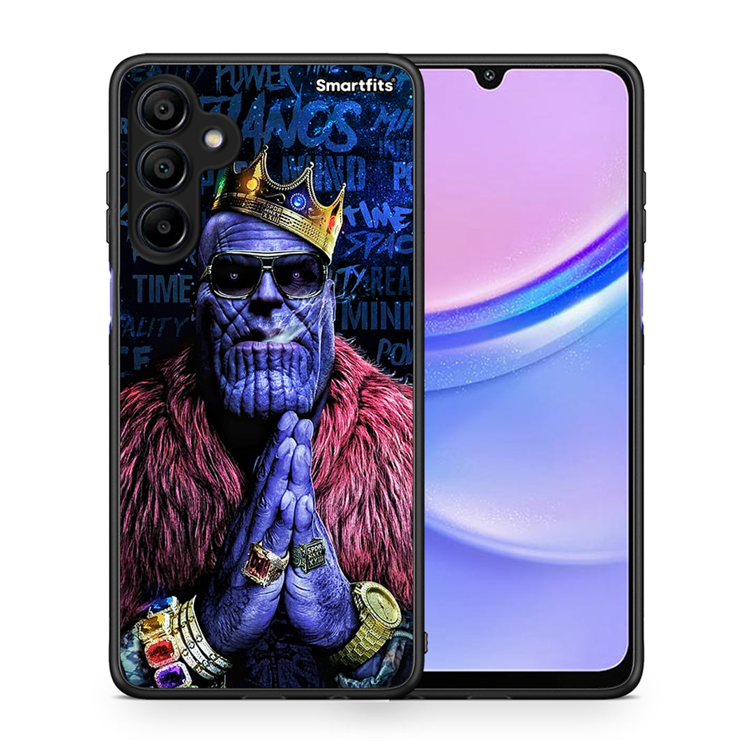 Θήκη Samsung Galaxy A15 4G Thanos PopArt από τη Smartfits με σχέδιο στο πίσω μέρος και μαύρο περίβλημα | Samsung Galaxy A15 4G Thanos PopArt case with colorful back and black bezels