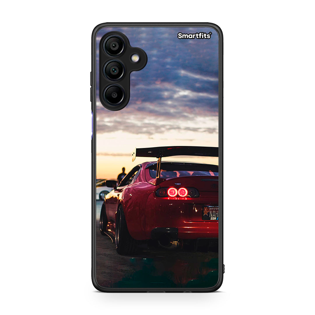 Samsung Galaxy A15 4G Racing Supra θήκη από τη Smartfits με σχέδιο στο πίσω μέρος και μαύρο περίβλημα | Smartphone case with colorful back and black bezels by Smartfits