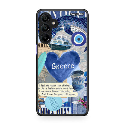 Samsung Galaxy A15 4G Summer In Greece Θήκη από τη Smartfits με σχέδιο στο πίσω μέρος και μαύρο περίβλημα | Smartphone case with colorful back and black bezels by Smartfits