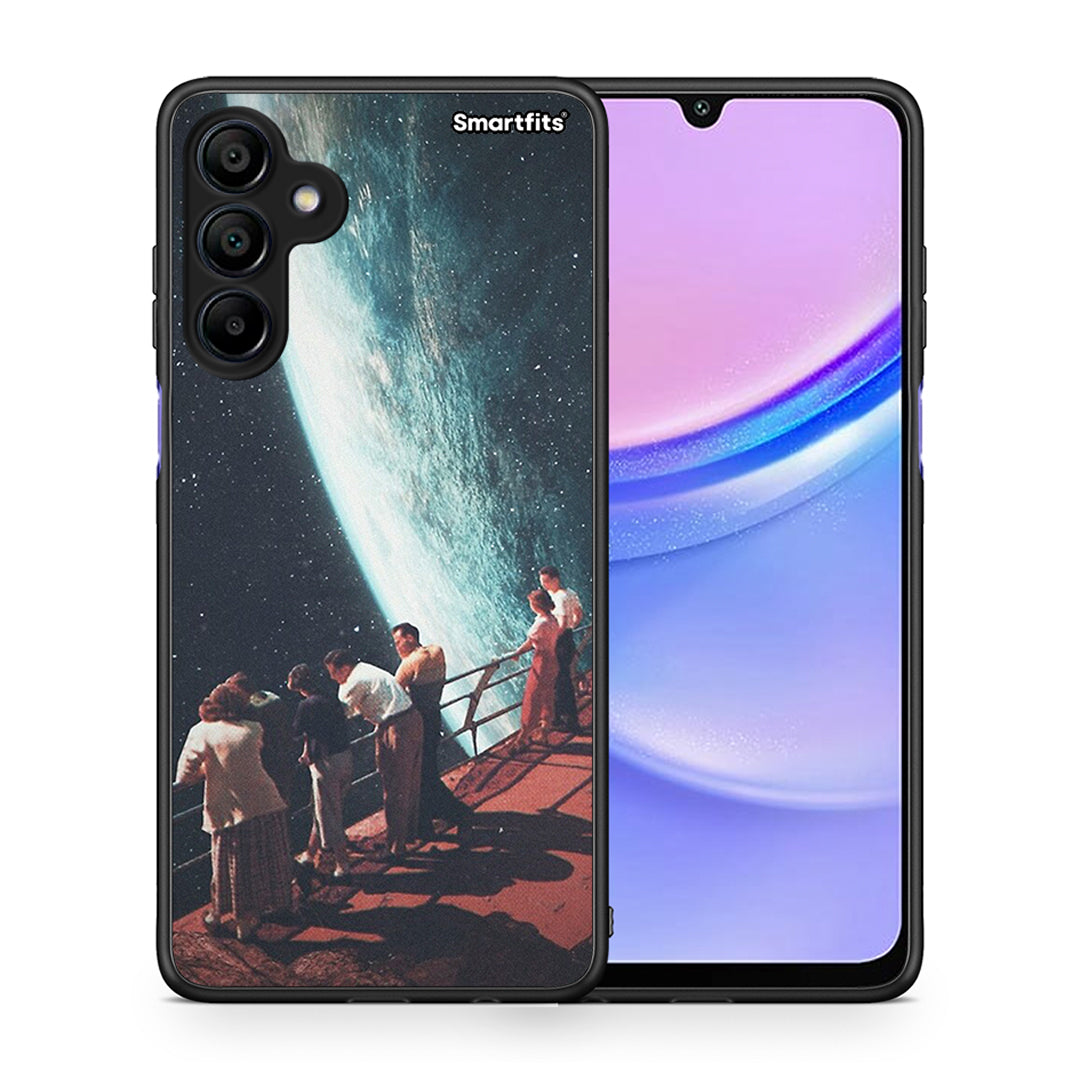 Θήκη Samsung Galaxy A15 4G Surreal View από τη Smartfits με σχέδιο στο πίσω μέρος και μαύρο περίβλημα | Samsung Galaxy A15 4G Surreal View case with colorful back and black bezels