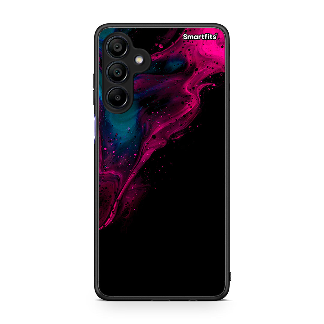 4 - Samsung Galaxy A15 4G Pink Black Watercolor case, cover, bumper