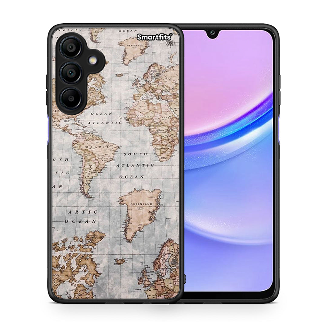 World Map - Samsung Galaxy A15 4G / 5G θήκη