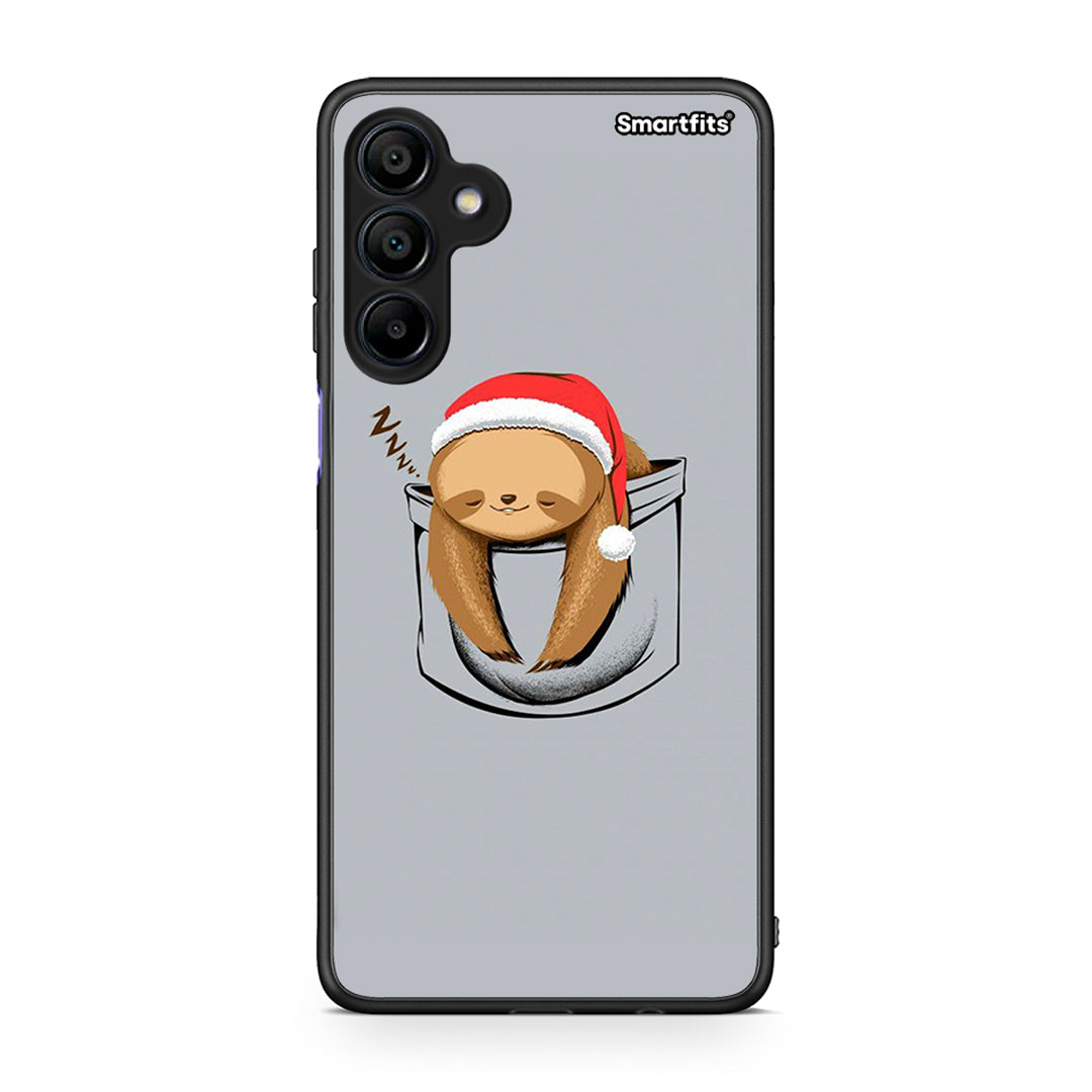 Samsung Galaxy A15 4G Xmas Zzzz θήκη από τη Smartfits με σχέδιο στο πίσω μέρος και μαύρο περίβλημα | Smartphone case with colorful back and black bezels by Smartfits