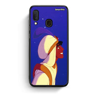 Thumbnail for Samsung A20e Alladin And Jasmine Love 1 θήκη από τη Smartfits με σχέδιο στο πίσω μέρος και μαύρο περίβλημα | Smartphone case with colorful back and black bezels by Smartfits