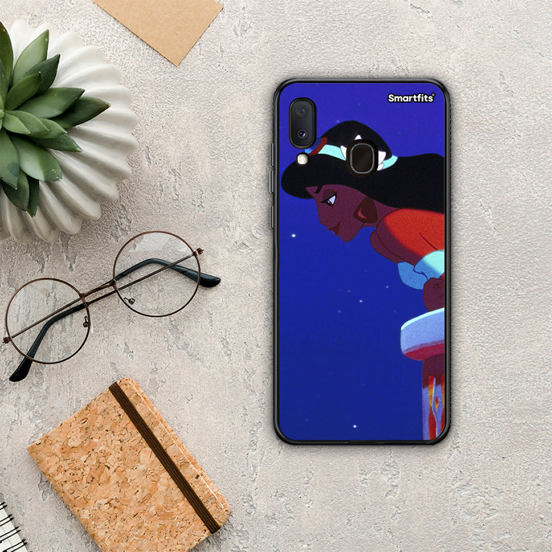 Alladin And Jasmine Love 2 - Samsung Galaxy A20e θήκη