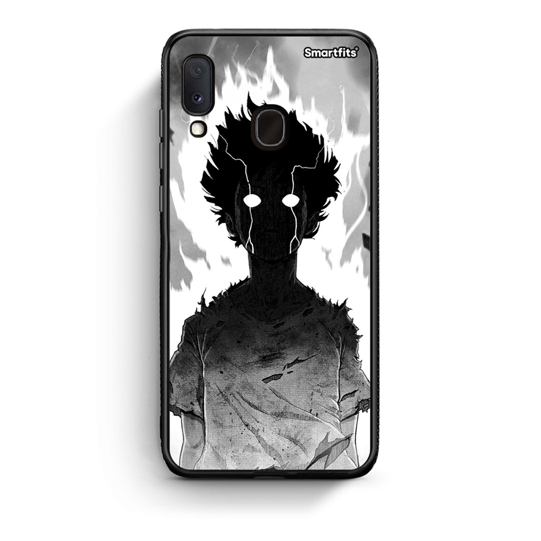 Samsung Galaxy A30 Anime Boy Θήκη από τη Smartfits με σχέδιο στο πίσω μέρος και μαύρο περίβλημα | Smartphone case with colorful back and black bezels by Smartfits