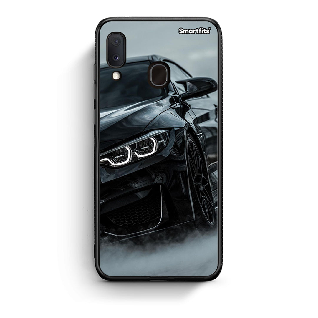Samsung Galaxy M20 Black BMW θήκη από τη Smartfits με σχέδιο στο πίσω μέρος και μαύρο περίβλημα | Smartphone case with colorful back and black bezels by Smartfits