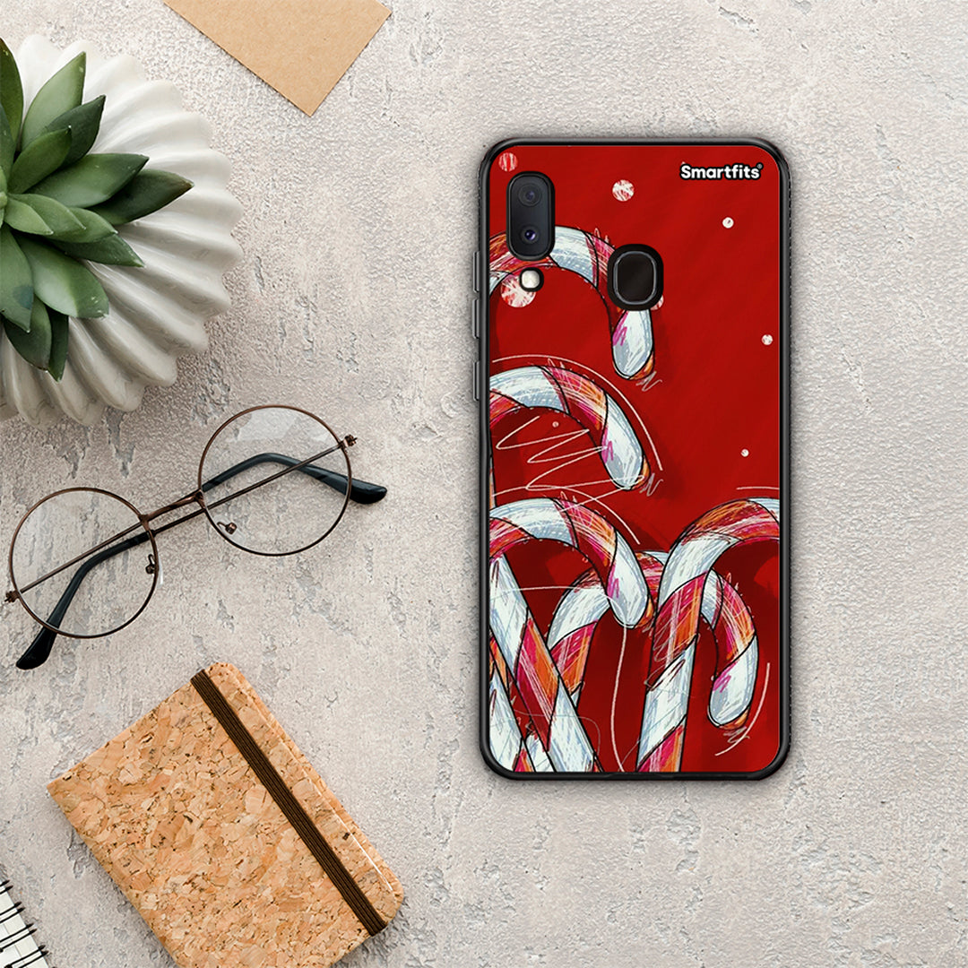 Candy Cane - Samsung Galaxy A20e θήκη