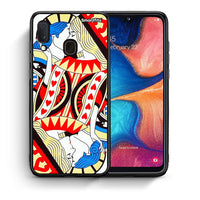 Thumbnail for Θήκη Samsung Galaxy M20 Card Love από τη Smartfits με σχέδιο στο πίσω μέρος και μαύρο περίβλημα | Samsung Galaxy M20 Card Love case with colorful back and black bezels