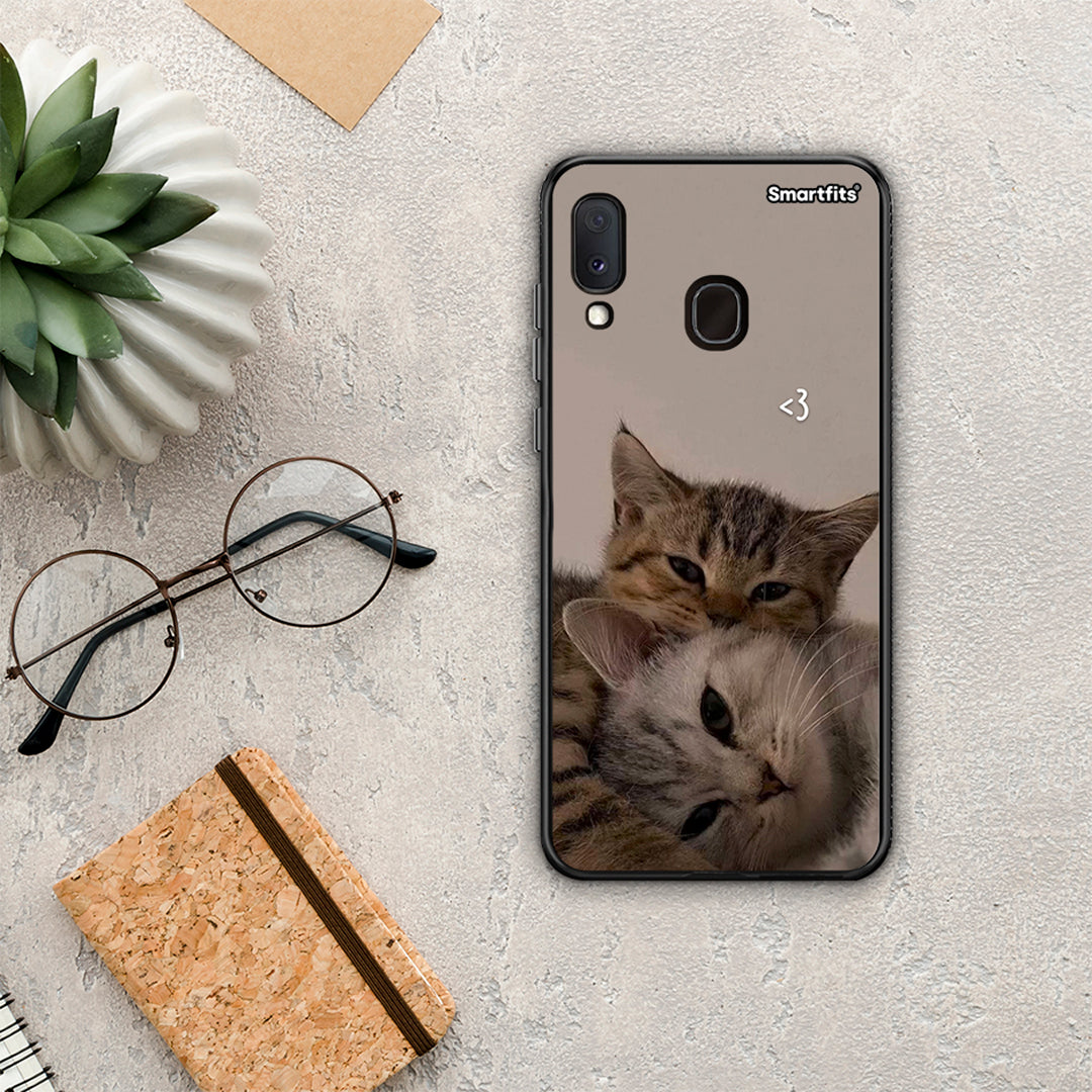 Cats In Love - Samsung Galaxy A20e θήκη
