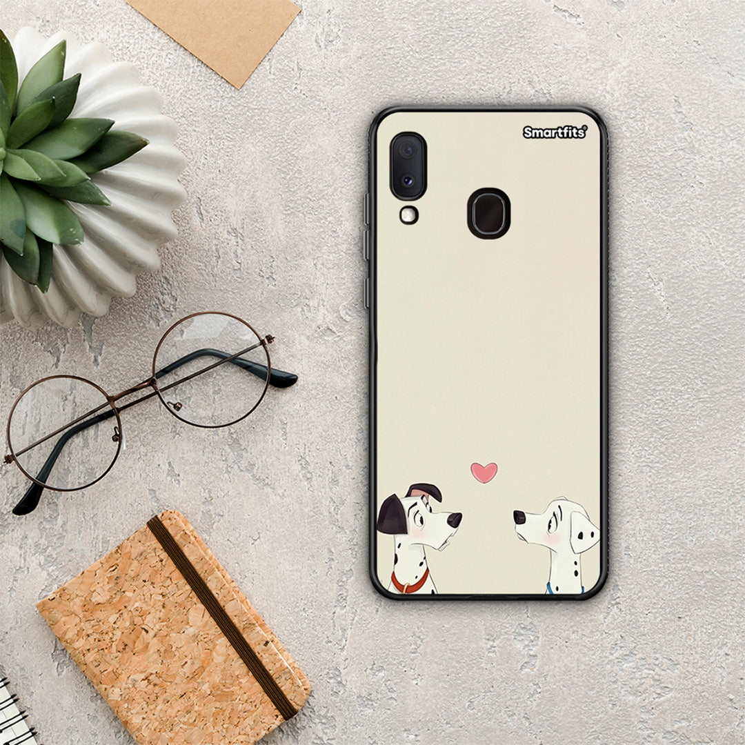 Dalmatians Love - Samsung Galaxy A30 θήκη