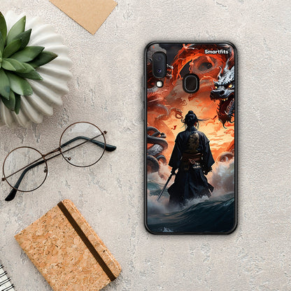 Dragons Fight - Samsung Galaxy A30 θήκη