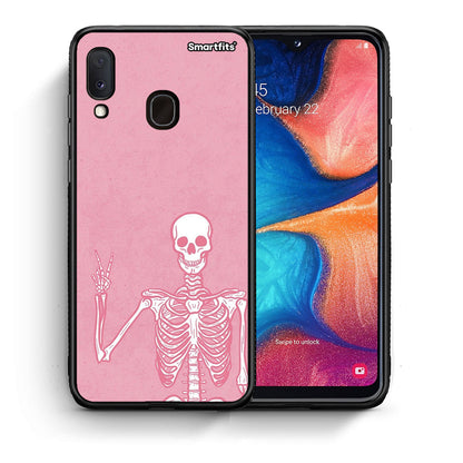 Θήκη Samsung Galaxy A30 Halloween Motivation από τη Smartfits με σχέδιο στο πίσω μέρος και μαύρο περίβλημα | Samsung Galaxy A30 Halloween Motivation case with colorful back and black bezels