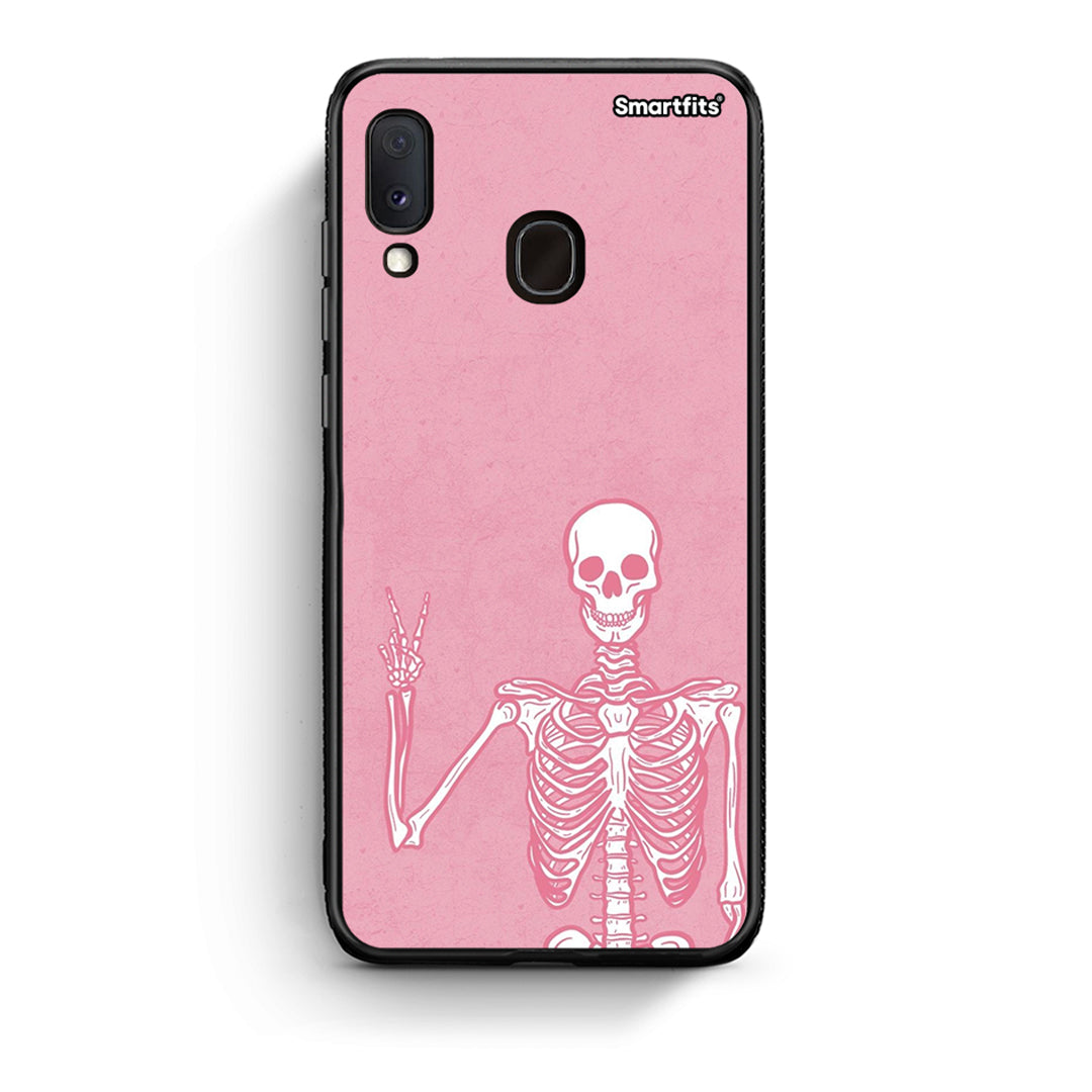 Samsung A20e Halloween Motivation Θήκη από τη Smartfits με σχέδιο στο πίσω μέρος και μαύρο περίβλημα | Smartphone case with colorful back and black bezels by Smartfits